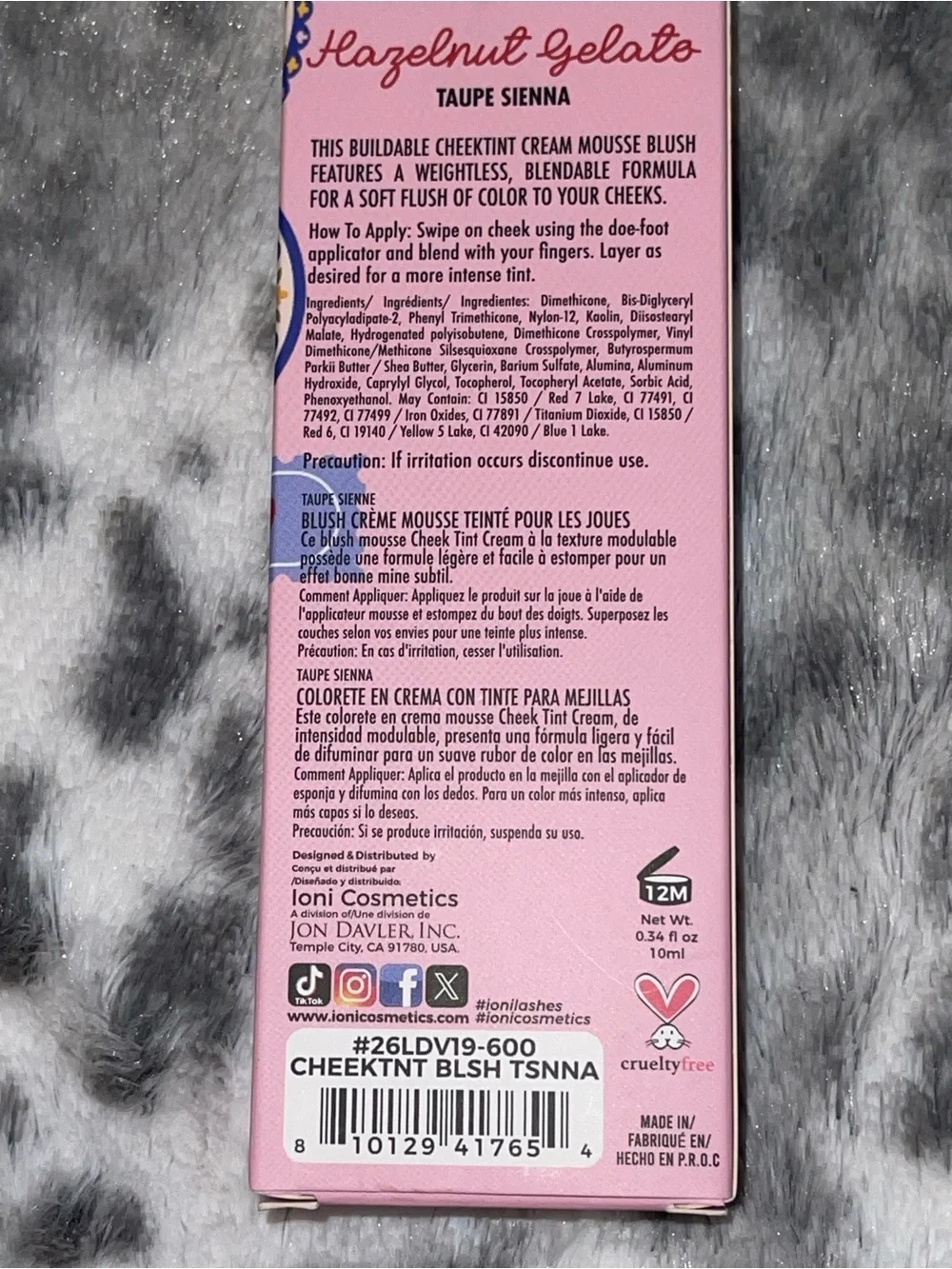 Ioni cheek tint blush